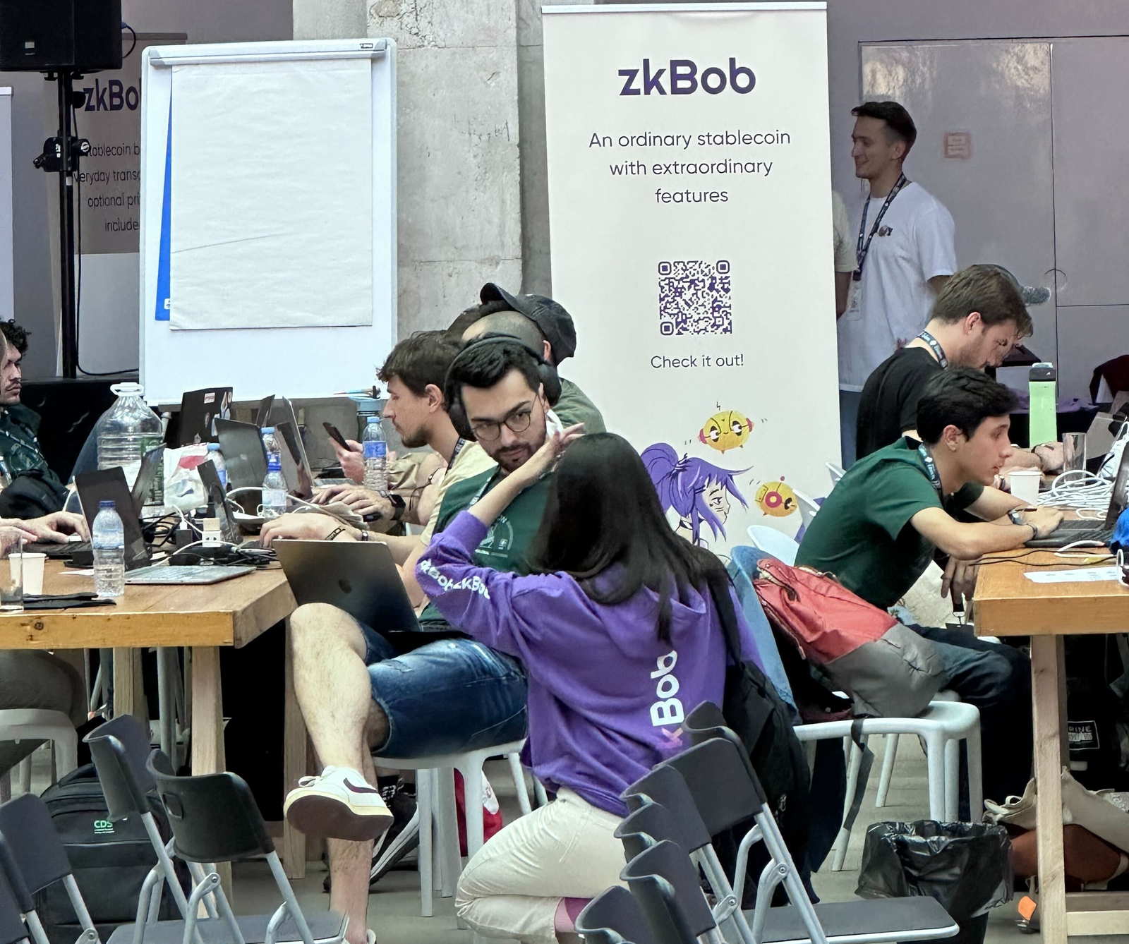 zkBob hackathon participants at ETHGlobal Lisbon